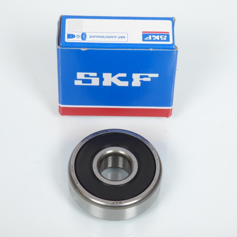 Roulement de roue SKF pour Scooter Peugeot 50 Kisbee 2T 2013 à 2017 6301-2RS SKF 12x37x12mm x 1 Neuf