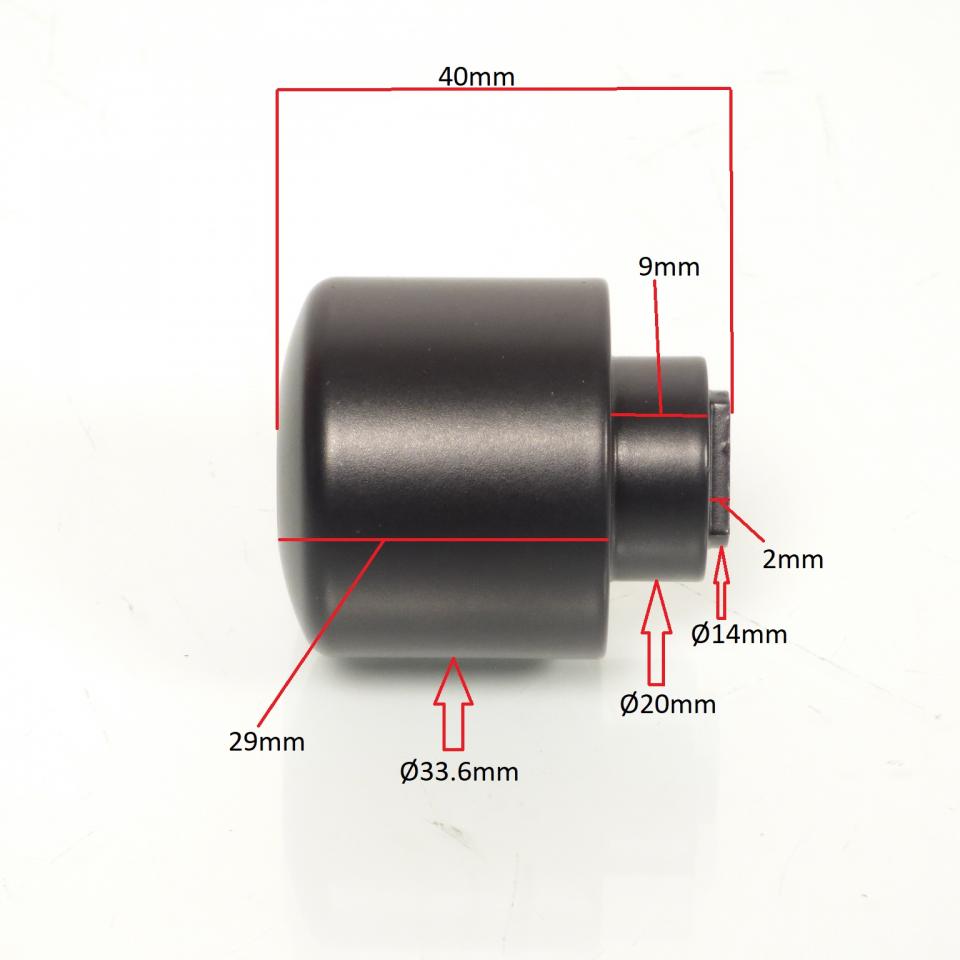 Embout de guidon pour moto Honda 650 CBR 2019 à 2024 53104-MGZ-J00