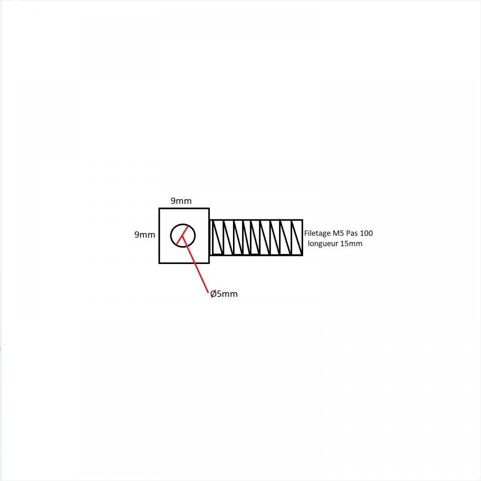 Visserie Algi pour Auto Peugeot Serre tringle de garde boue Neuf