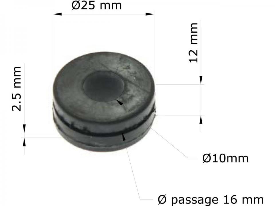 Lot silentbloc caoutchouc optique AV pour moto Honda Cbr 900 Rr 1992 à 1994 19051-KA4