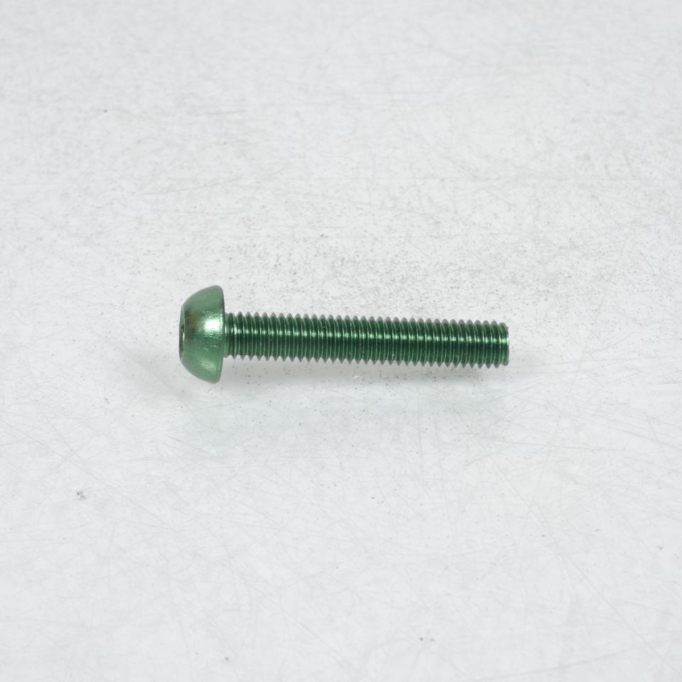 Vis Dôme Vert M6 pas 100 35mm 3AS Racing pour moto VIS3AS011-030 Neuf