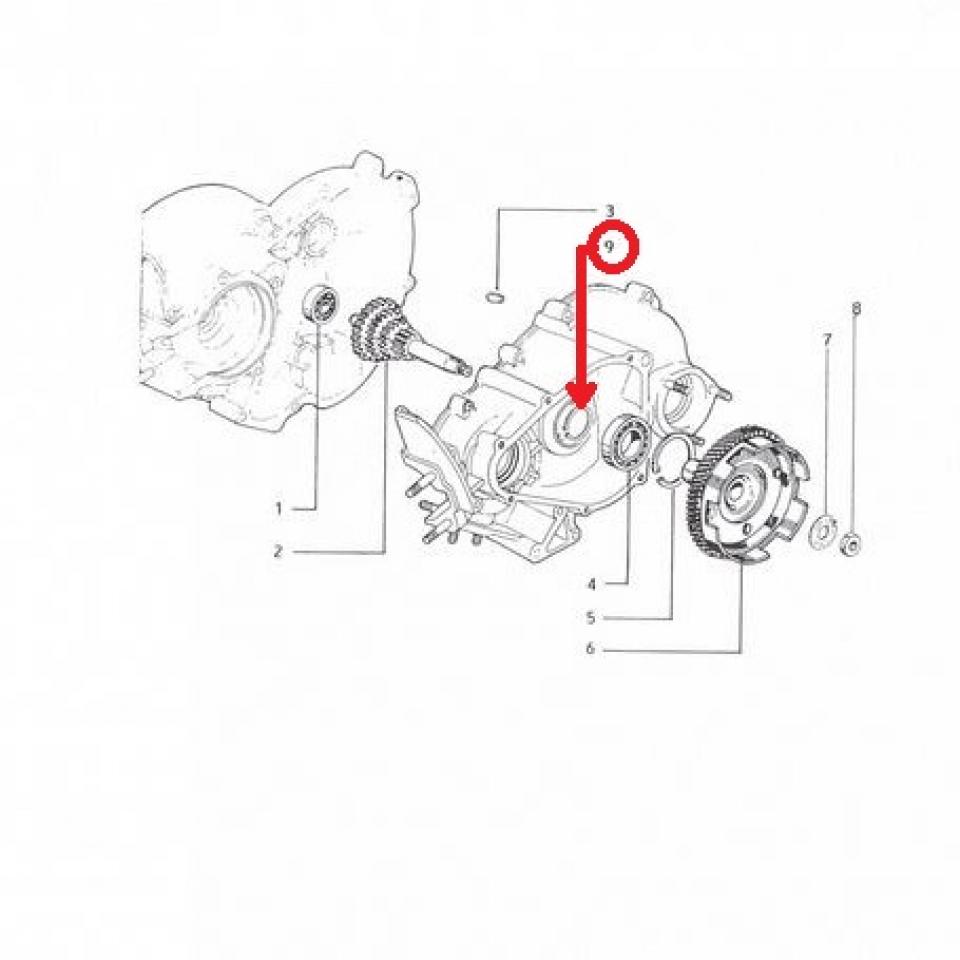 Clips à écarter Ø23mm RMS pour auto Piaggio 50 APE FL 006425 Neuf