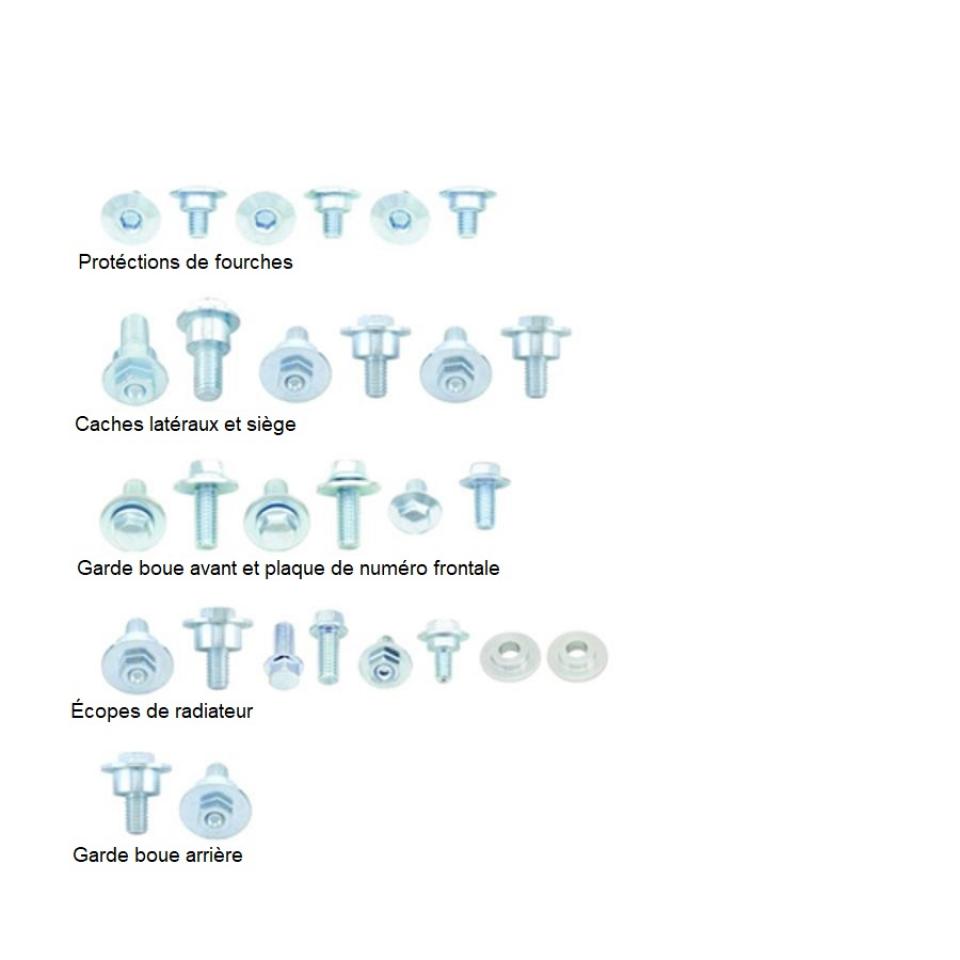 Kit visserie de carénage UFO pour moto Honda 250 CRF 2018 à 2021 AC02433 Neuf