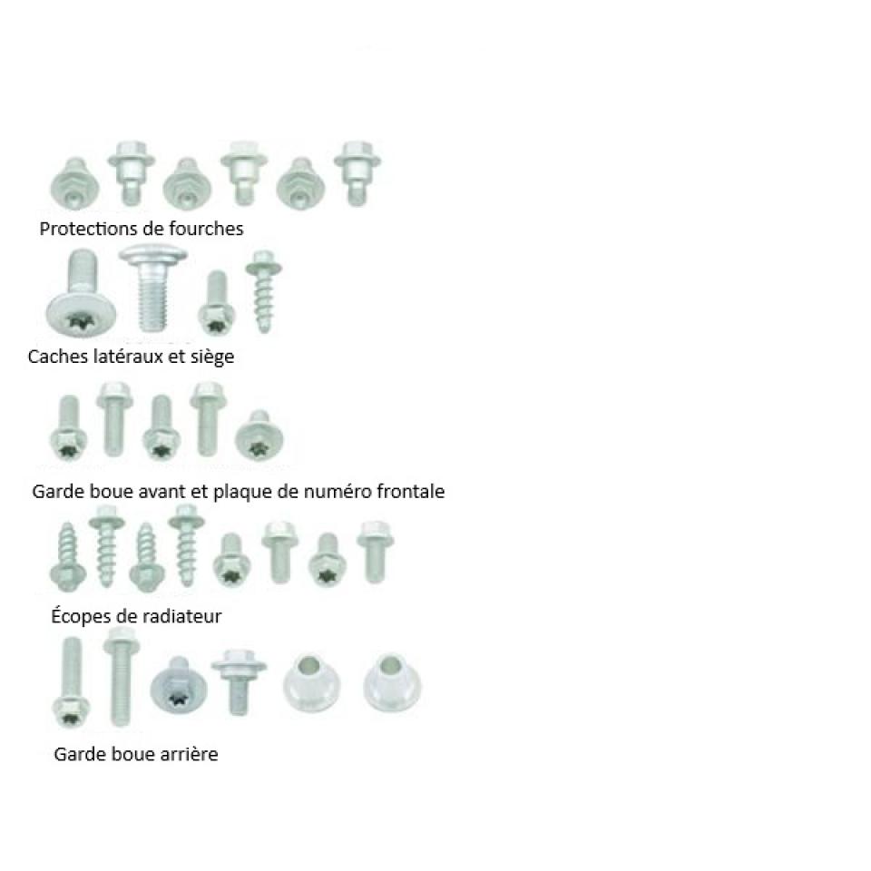 kit Visserie 29 pièces UFO pour moto KTM 250 EXC 2019 à 2021 AC02437 Neuf