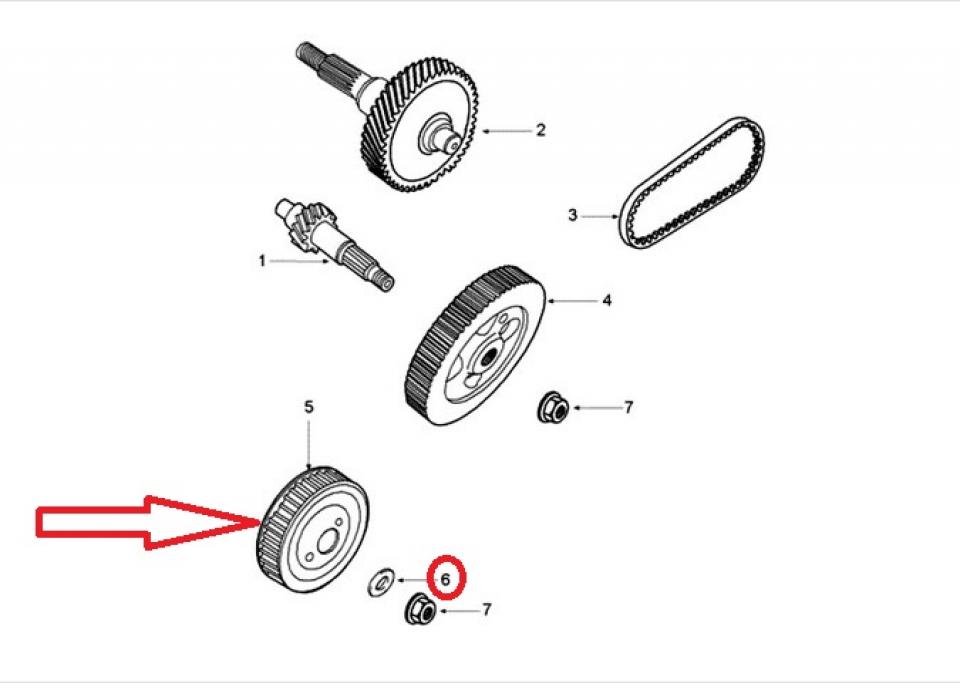 Rondelle 10x20x1.5 pour scooter Peugeot E Vivacity Après 2011 1174443011 Neuf