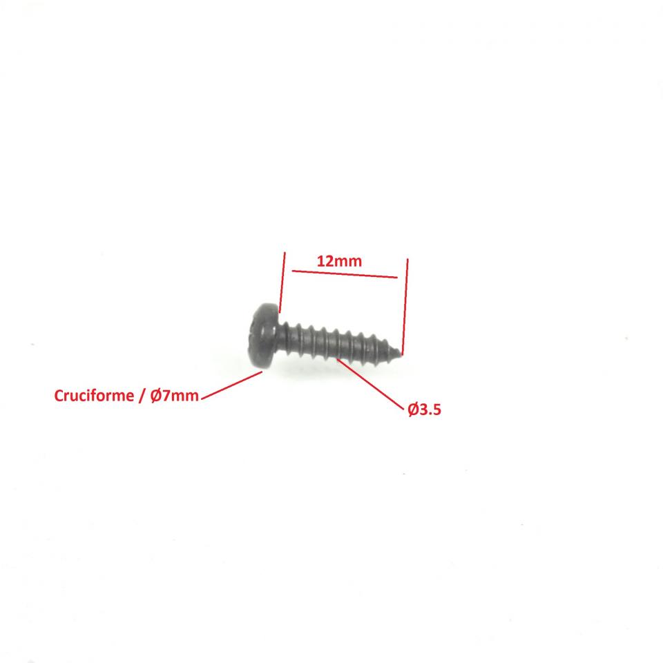 Vis de cabochon clignotant pour scooter Peugeot 50 Metal X 753980 L12mm Neuf