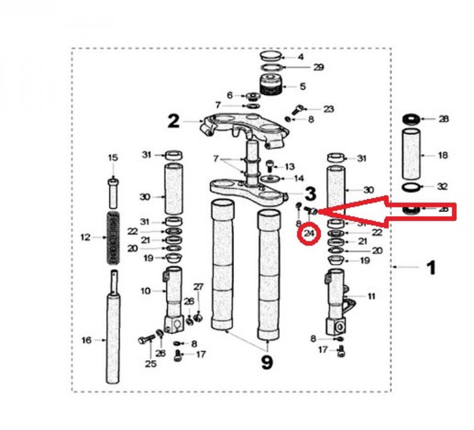 Vis BTR M6x100 L35mm pour moto Peugeot 50 XR6 2000 à 2007 809121 Neuf