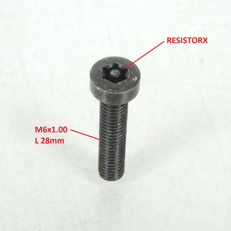 Vis RESISTORX inviolable M6x1.00 28mm pour scooter Peugeot 50 Citystar 771260