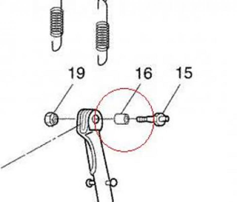 Visserie pour moto Yamaha 50 DTR 1996 - 2003 90387-08884 Neuf