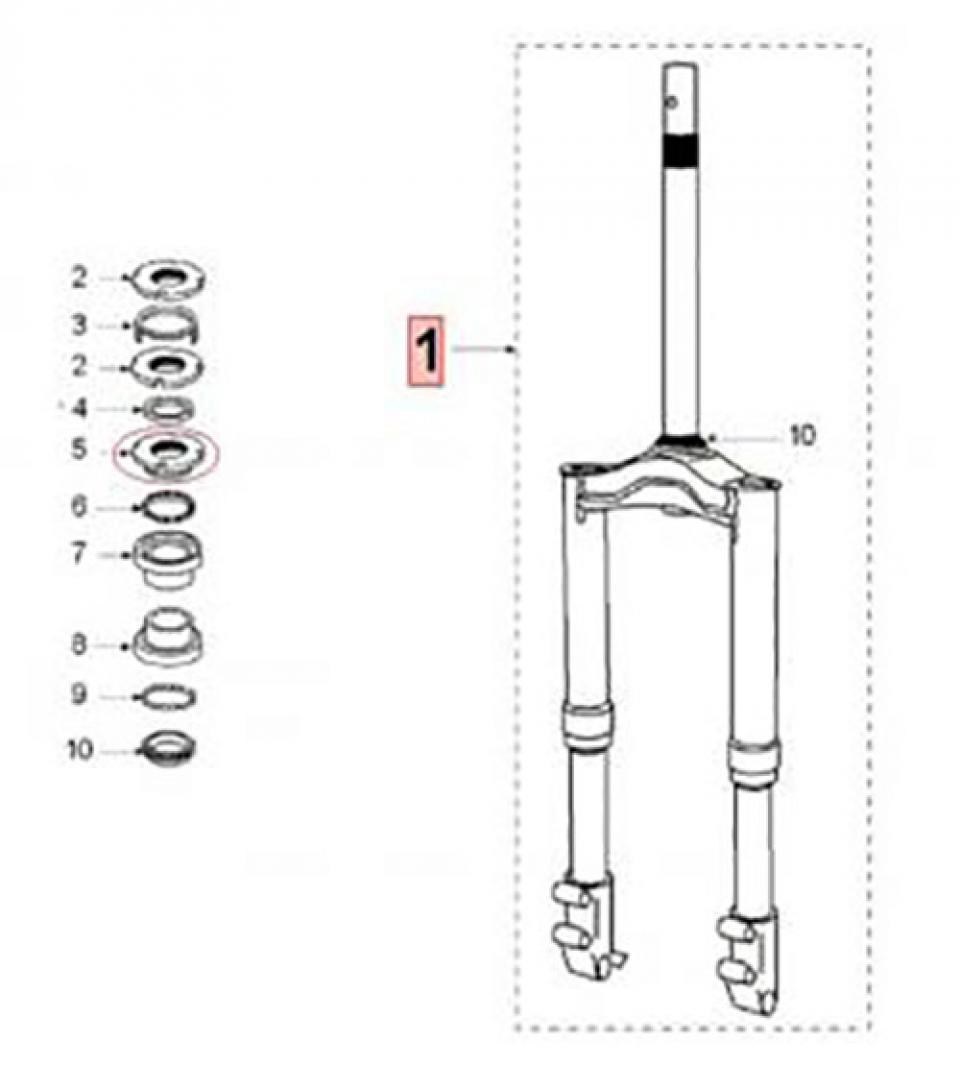 Visserie pour scooter Peugeot 50 Ludix trend 745708 Neuf