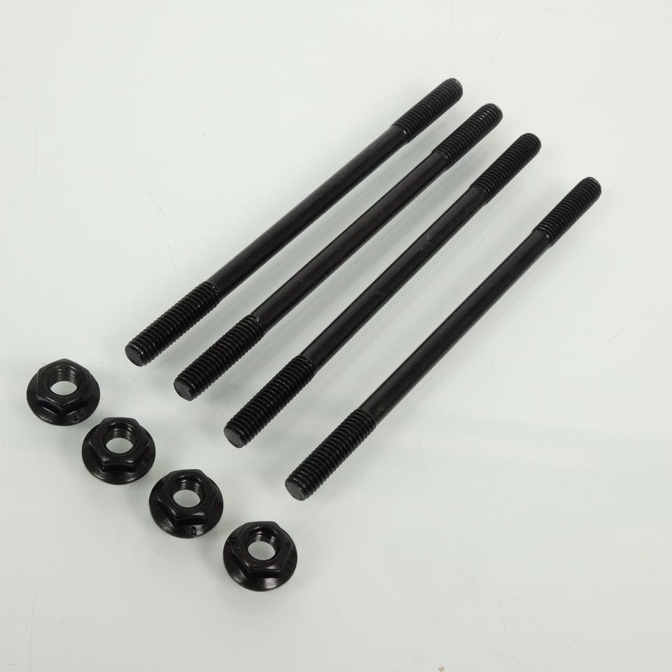 Lot de 4 goujon écrou cylindre culasse Teknix pour scooter Piaggio 50 Typhoon