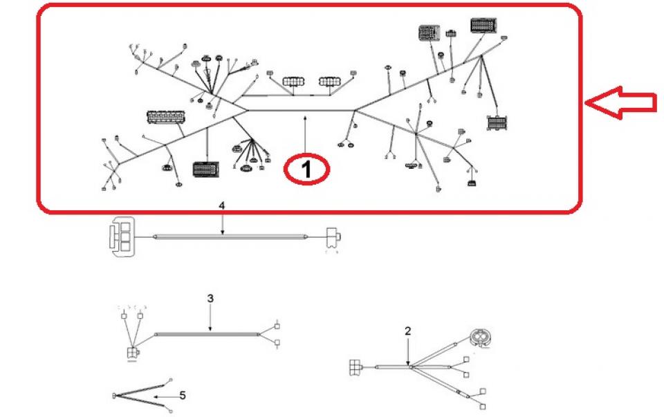 Faisceau élec principal pour scooter Peugeot 400 Metropolis 782264 occasion