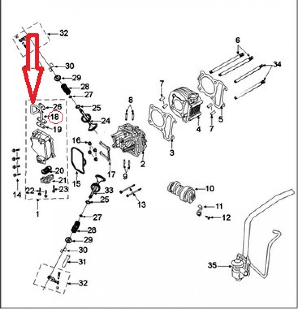Durite rigide antipollution pour scooter Peugeot 125 Tweet 2010-18 802125 Neuf