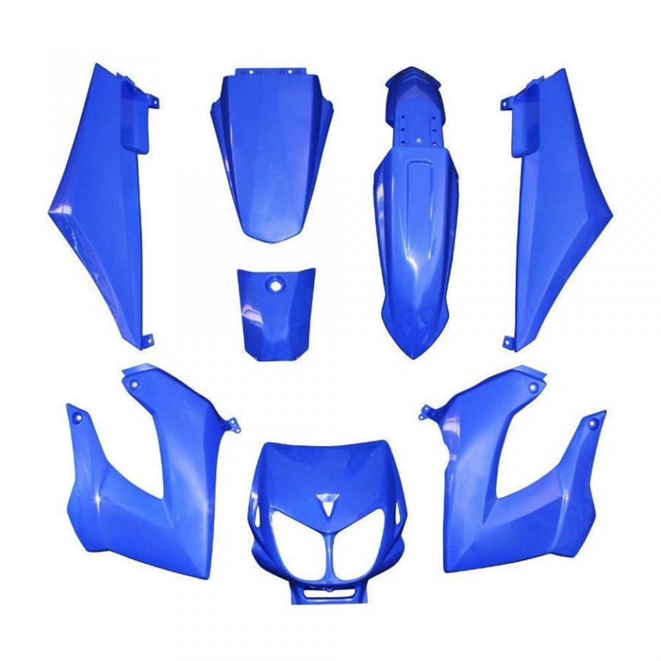 Kit carénage P2R pour Moto Derbi 50 Senda 2000 à 2010 8 pièces bleu Occasion
