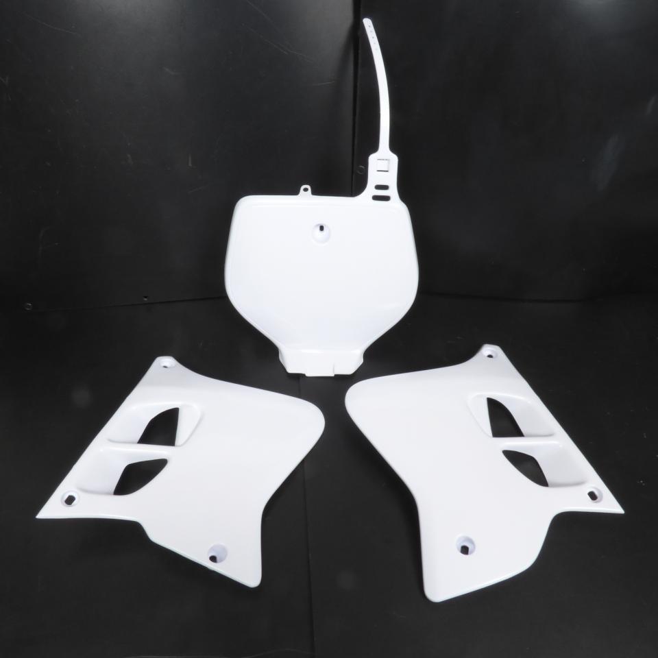 Kit carénage UFO pour moto Yamaha 125 YZ 1993-1995 YAKIT295999 / blanc 5 pièces Neuf