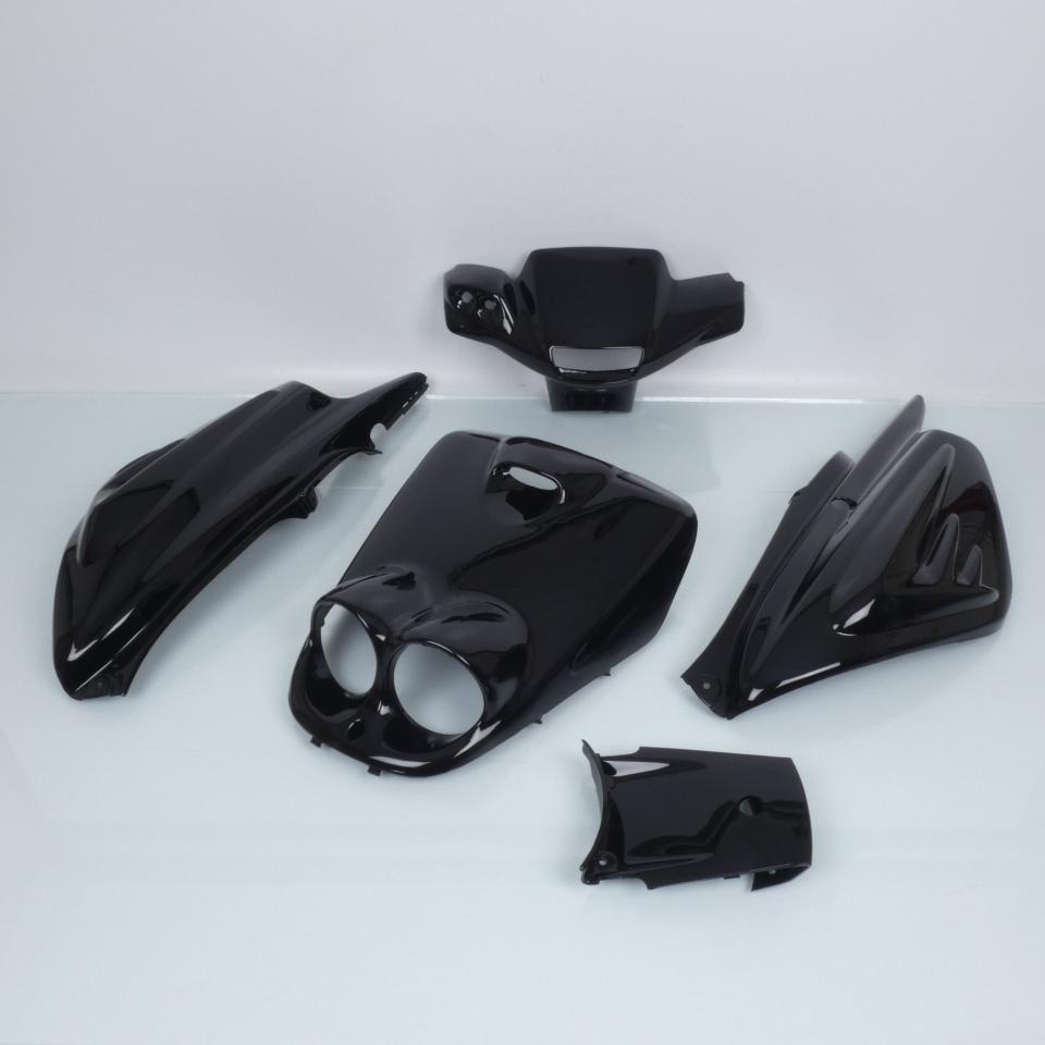 Kit carénage Tun'R pour scooter Yamaha 50 Spy 2004 à 2009 noir brillant Neuf