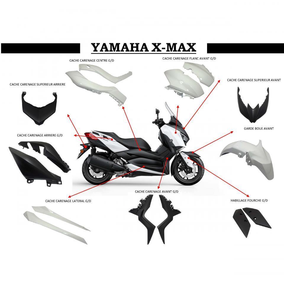 Kit carénage P2R (Motorisé) pour Scooter Yamaha 300 X-Max Après 2018 Neuf