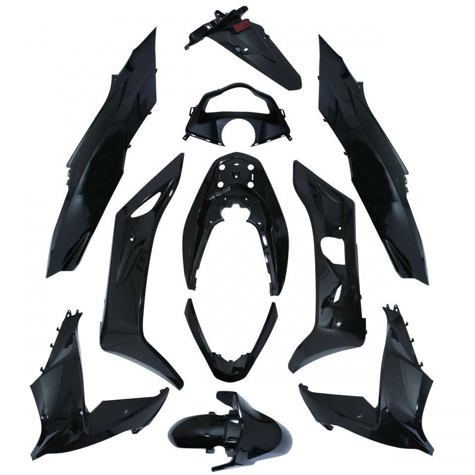 Kit carénage pour scooter Honda 125 PCX 2014 à 2016 11 pièce noir brillant Neuf