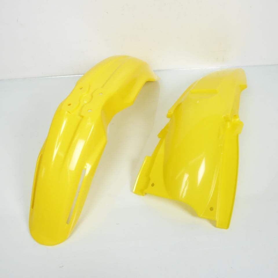 Kit plastique jaune et blanc Polisport pour moto Suzuki 250 RM-Z 2007 à 2009 Neuf