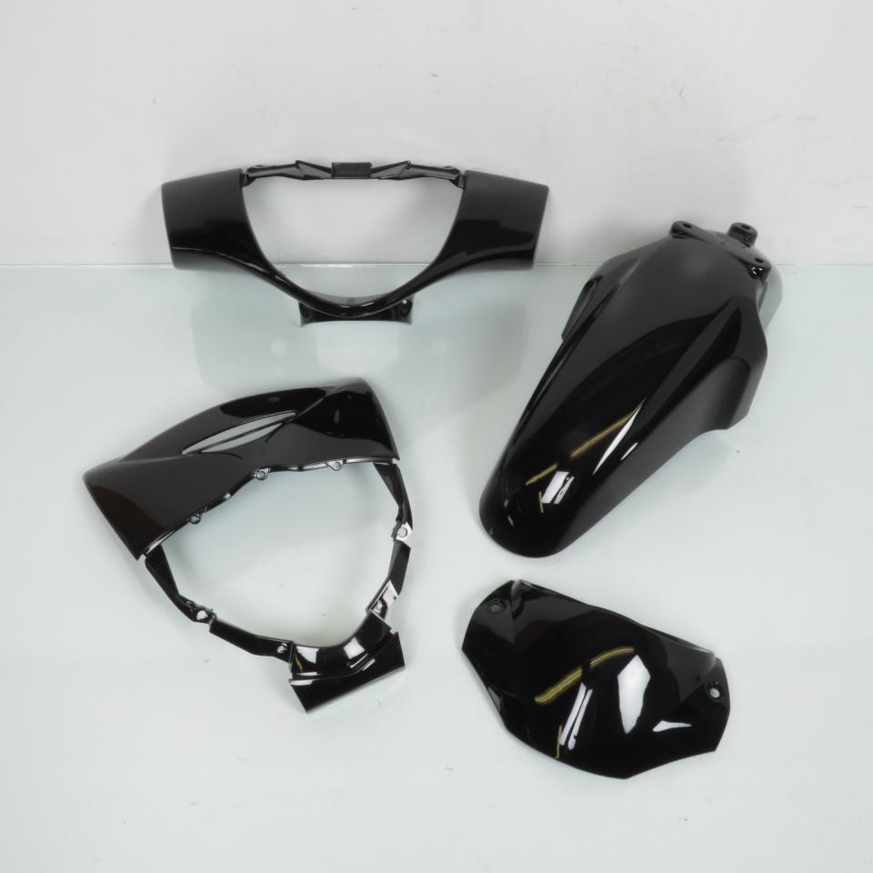 Kit carénage S-Line pour Scooter Honda 150 SH I 2005 à 2008 10 pièces noir brillant Neuf