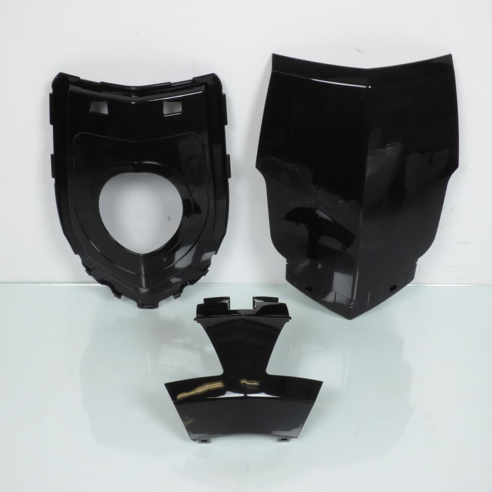 Kit carénage noir brillant pour scooter Peugeot 50 Vivacity 2008 à 2020 10 piece