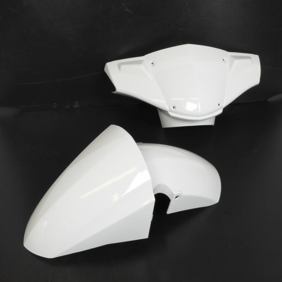 Kit carénage P2R pour Scooter Peugeot 50 Kisbee 2010 à 2017 6 pieces / blanc brillant Neuf