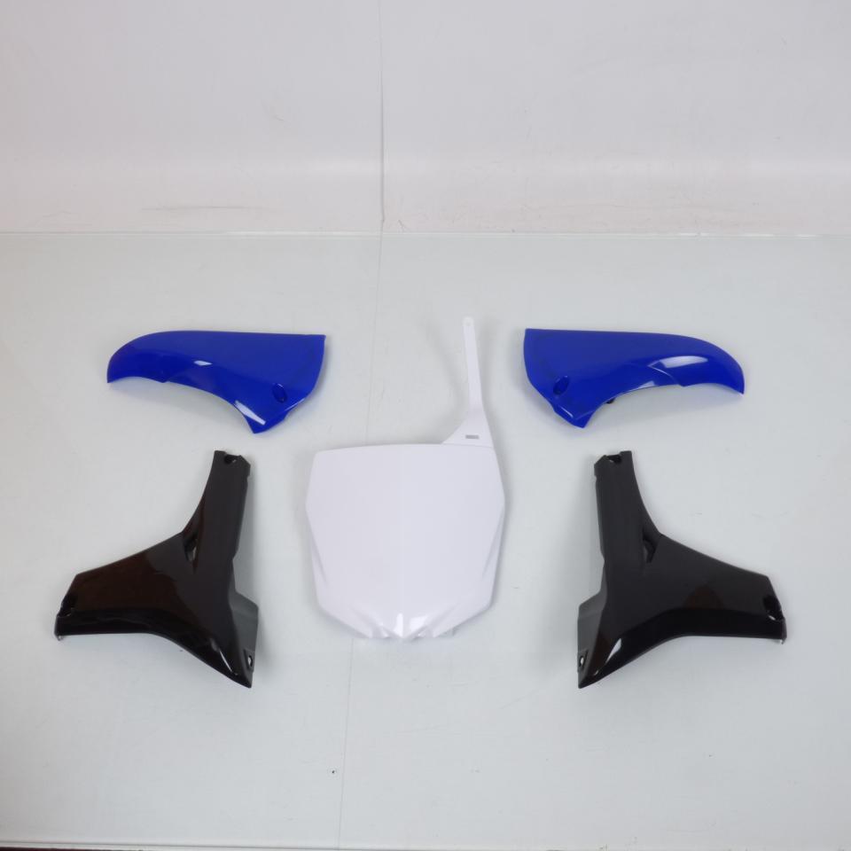 Kit plastique UFO bleu blanc noir pour moto cross Yamaha 450 YZF 2010 carénage Neuf