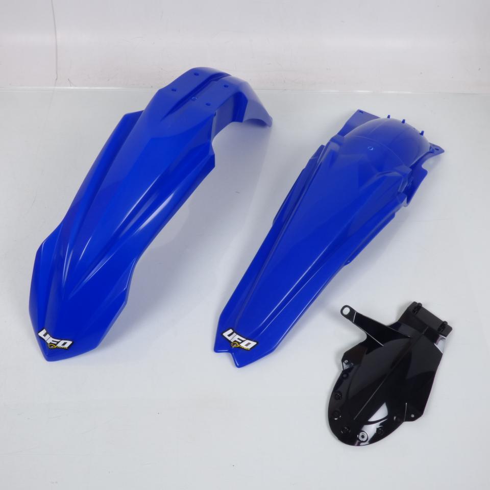 Kit plastique UFO bleu blanc noir pour moto cross Yamaha 450 YZF 2010 carénage Neuf