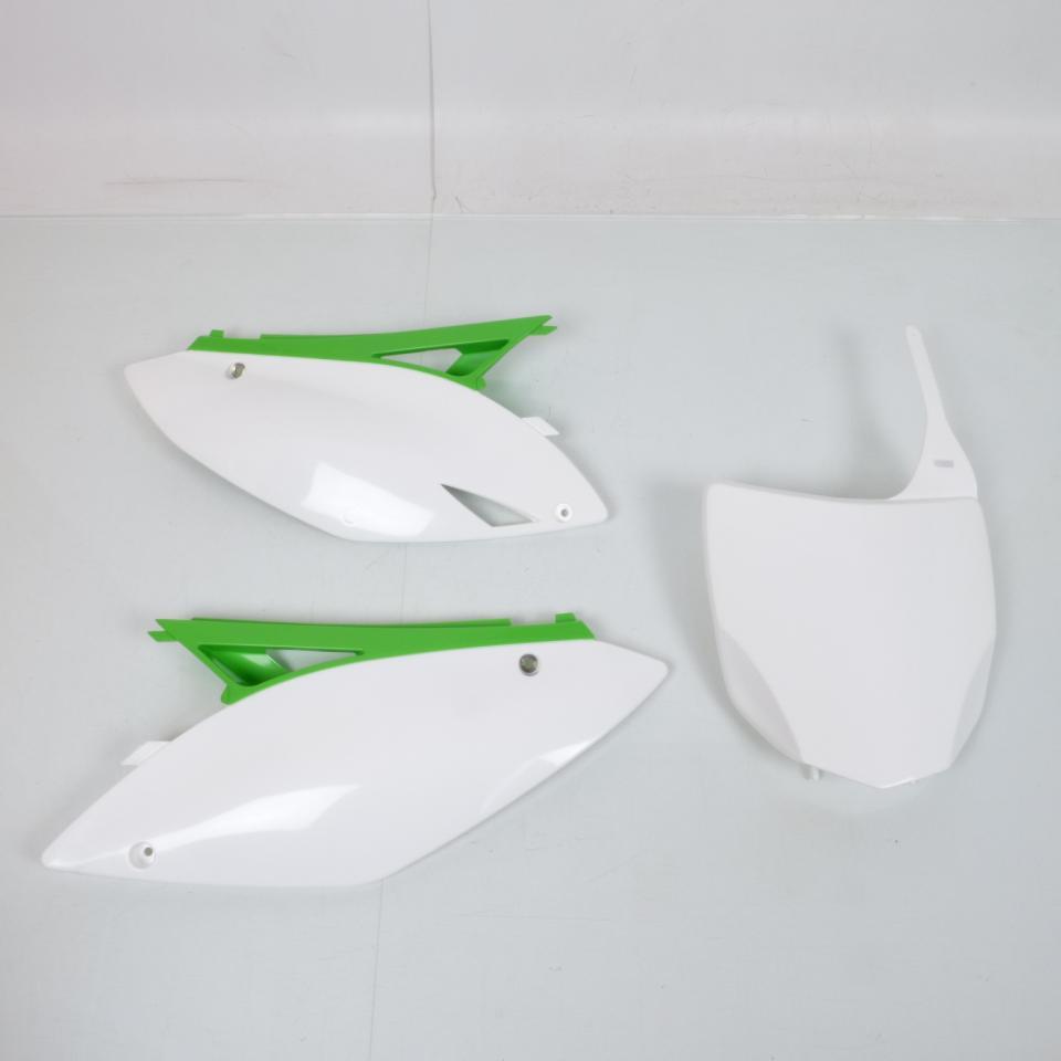 Kit carénage UFO pour Moto Kawasaki 450 KXF 2009 à 2011 KAKIT213E999 / vert blanc noir Neuf