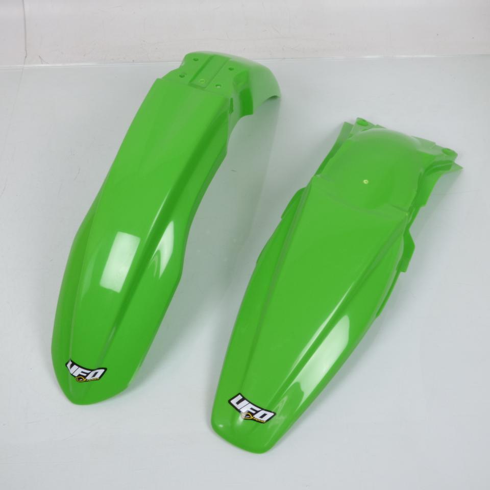 Kit carénage UFO pour Moto Kawasaki 450 KXF 2009 à 2011 KAKIT213E999 / vert blanc noir Neuf