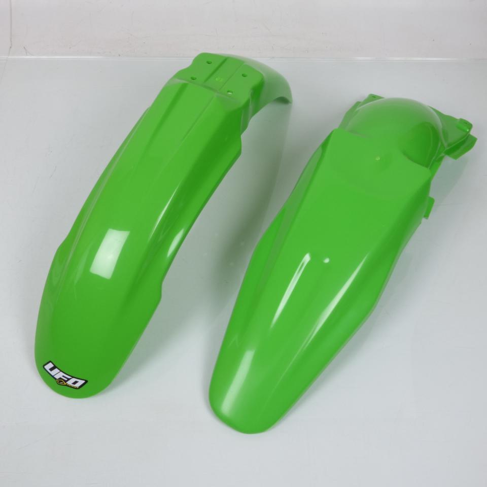 Kit plastique UFO vert blanc noir pour moto cross enduro Kawasaki 250 KXF 2006 Neuf