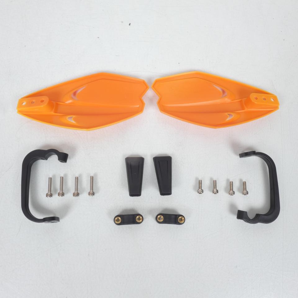 Paire protège main ouvert Ø22.2mm Orange 3AS Racing pour moto Neuf