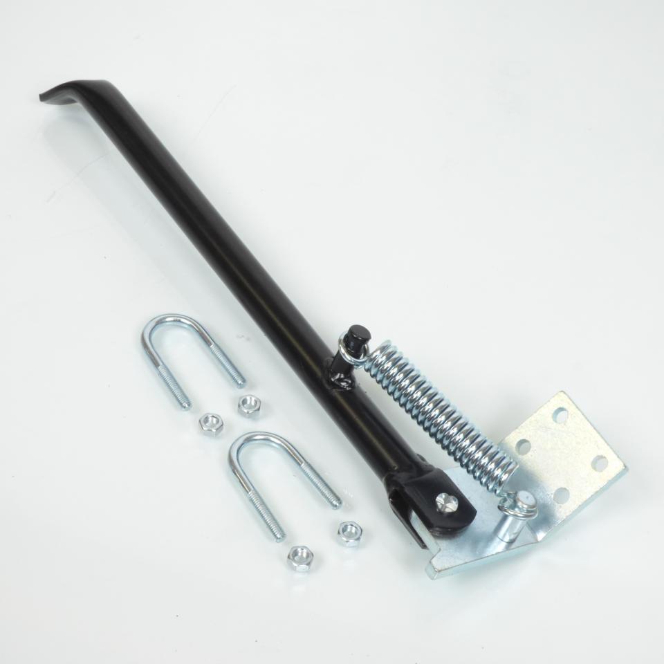 Béquille latérale noire pour moto Rieju 50 RR 31cm avec support et ressort