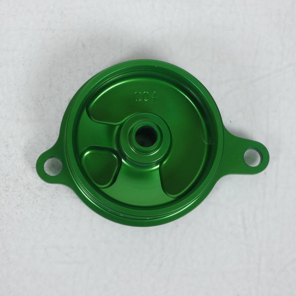 Bouchon filtre à huile Vert 3AS Racing pour moto Kawasaki 450 KX F 2006 à 2013