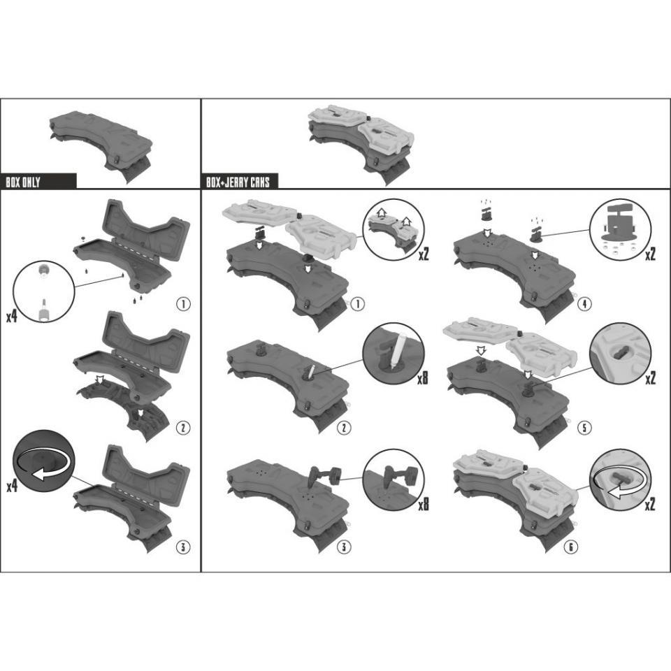 Top case GKA pour Quad Polaris 1000 Sportsman XP 2014 à 2021 AR Neuf