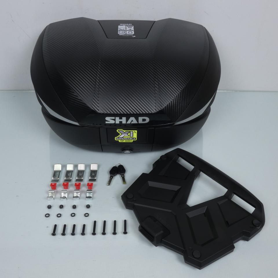 Top case Shad SH58X volume réglable 46L 52L 58L carbone noir pour moto Occasion