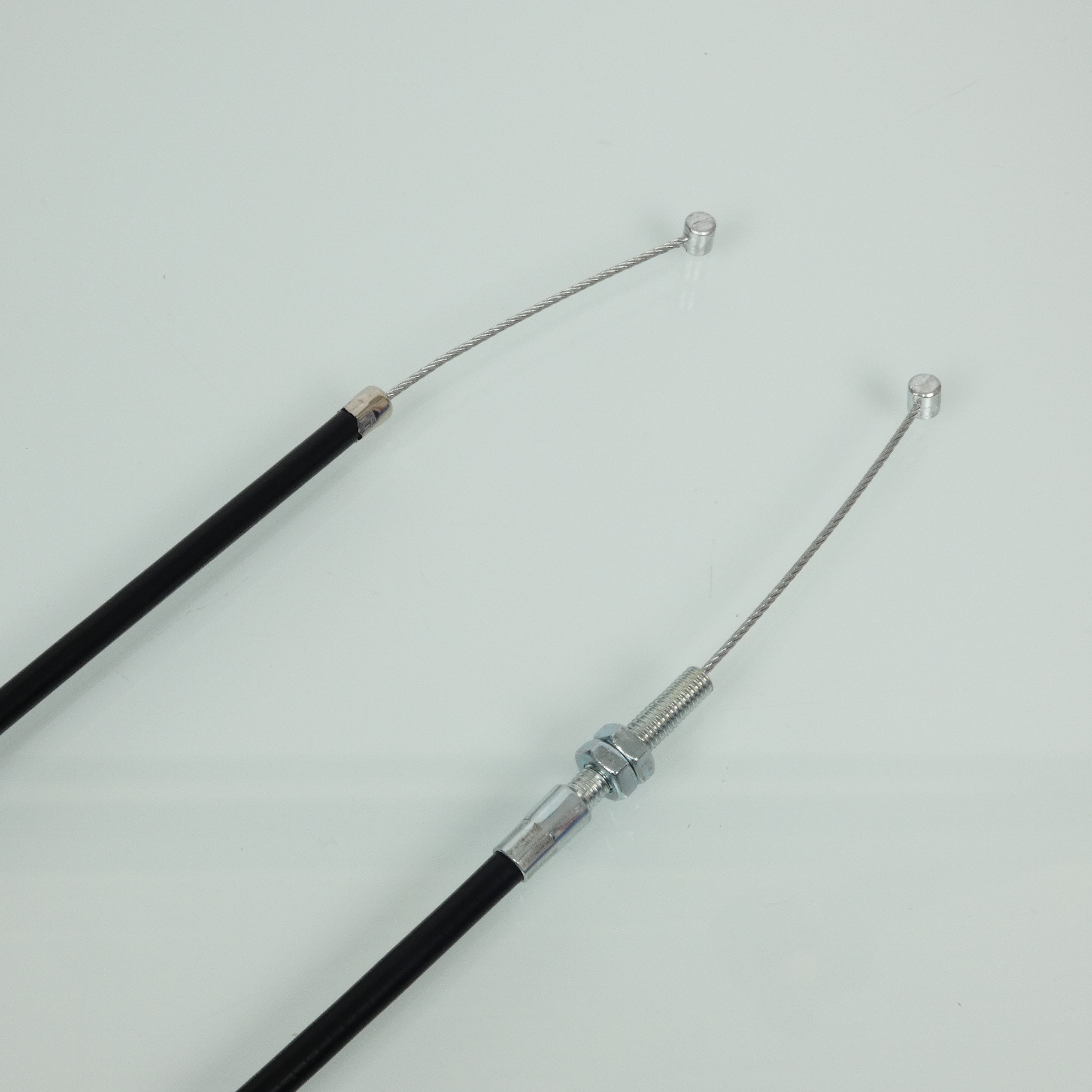 Câble d'accélérateur Teknix pour Moto Kawasaki 500 KLE A 1991 à 2004 111cm / 97cm Neuf