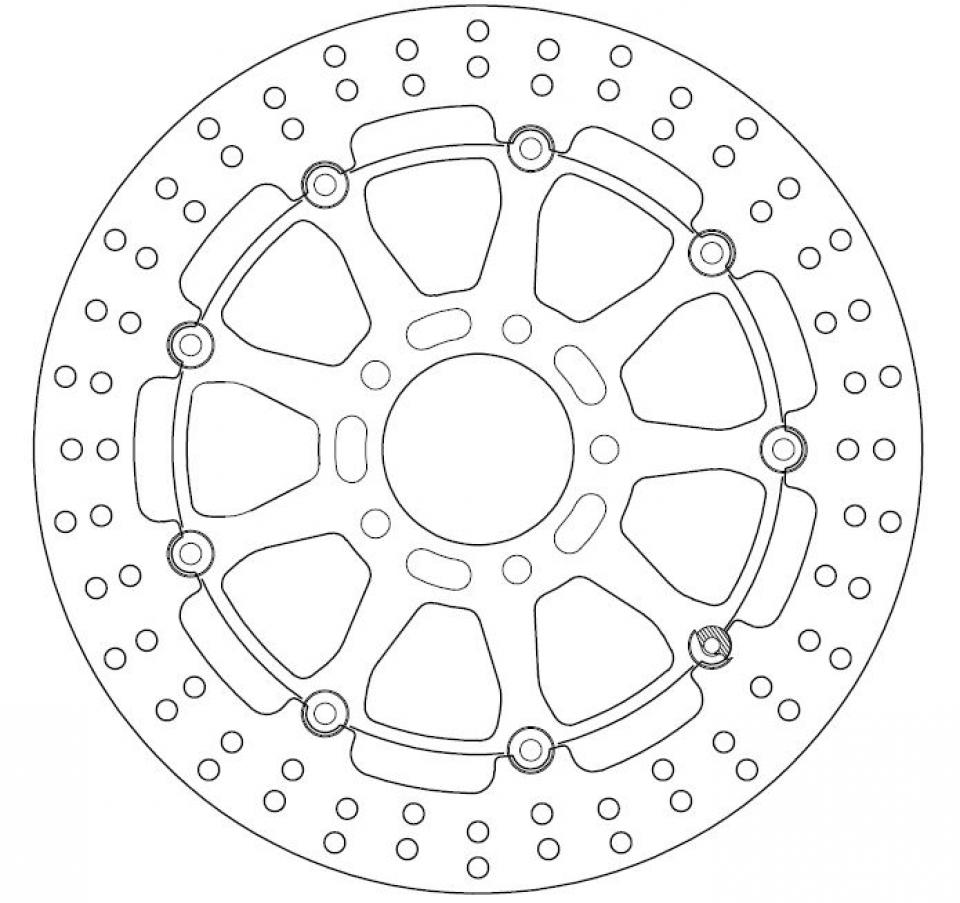 Disque de frein avant Ferodo pour Moto Suzuki 1400 GSX 2002 à 2007 AVG / AVD Neuf