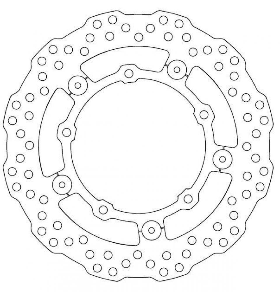 Disque de frein avant Ferodo pour Moto Yamaha 700 Mt-07 Tracer 2016 à 2022 Neuf