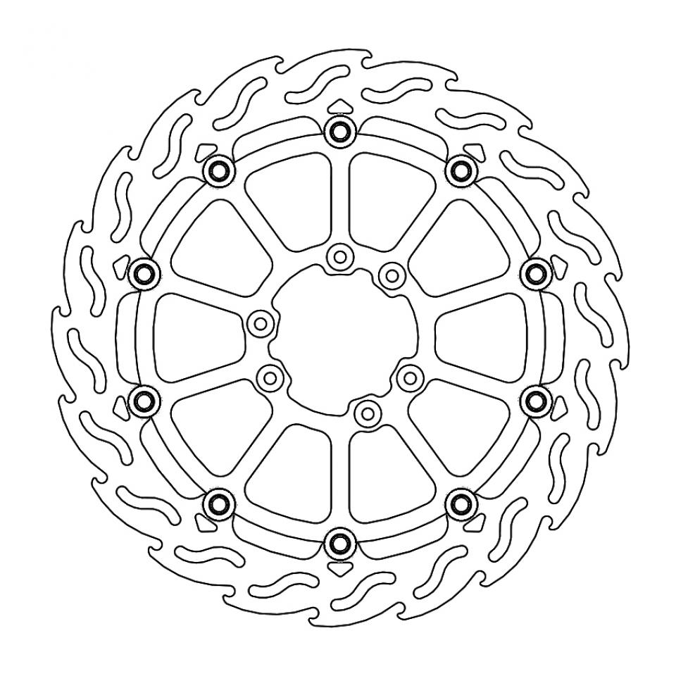 Disque de frein avant Moto Master pour Auto Neuf