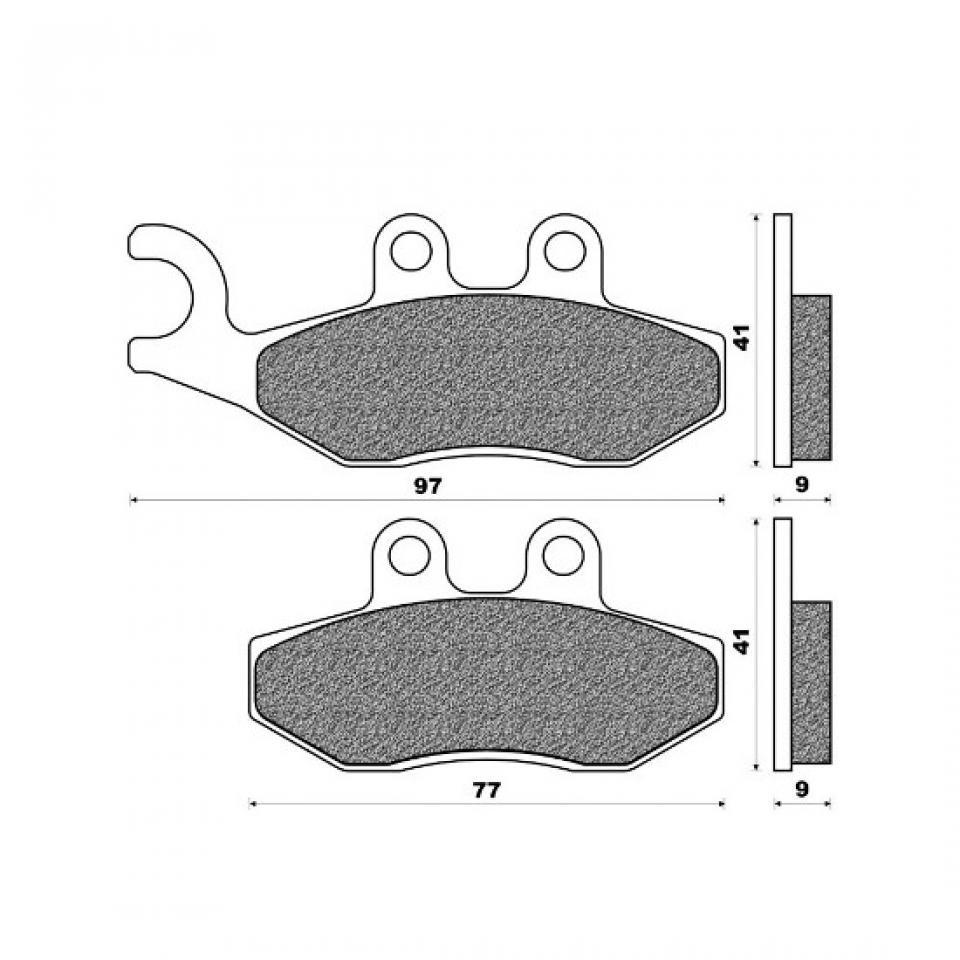 Kit disque de frein avant One pour scooter Gilera 300 Nexus Eu3 2008 à 2011 Neuf