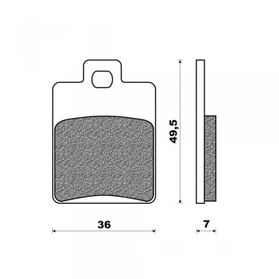 Kit disque de frein avant One pour scooter Piaggio 50 Zip RST 1996 à 1999 Neuf