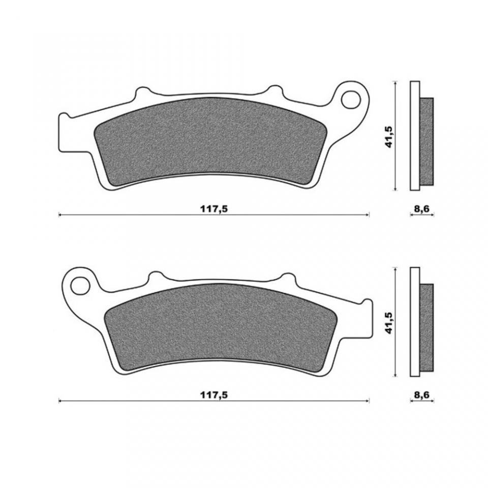 Kit disque de frein avant One pour scooter Aprilia 125 Atlantic 2003 à 2012 Neuf