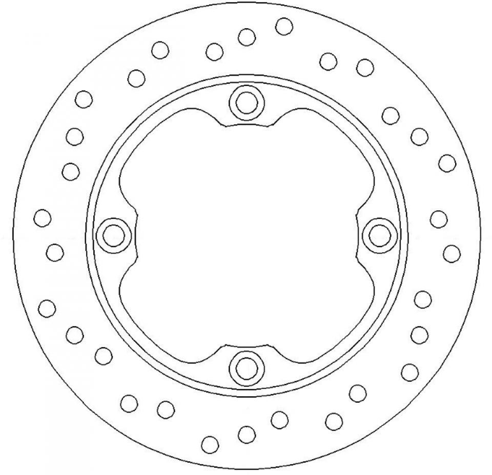 Disque de frein arrière Ferodo pour Moto Triumph 600 TT 2000 à 2003 AR Neuf