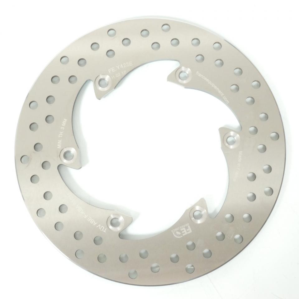 Disque de frein arrière France Equipement pour moto Yamaha 125 DTR 1988 à 2006 Y423E / 220mm Neuf