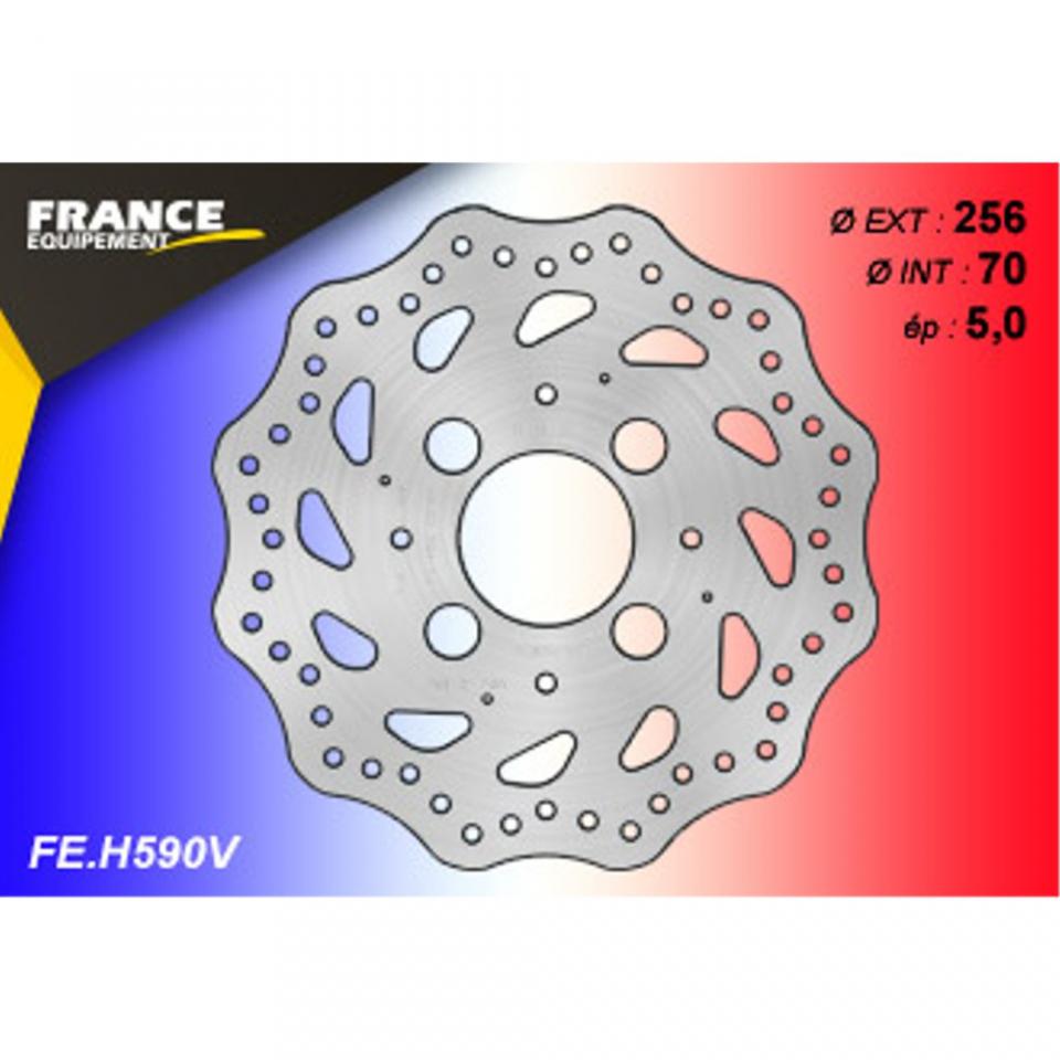 Disque frein arrière FE pour moto Honda 1000 Cb R 2008 à 2017 Ø256x70x5mm Neuf