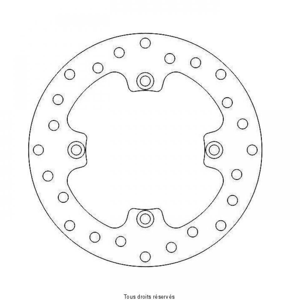 Disque de frein arrière Sifam pour Moto Husqvarna 125 Te 4T 2011 à 2013 Ø220X112X4mm / AR Neuf