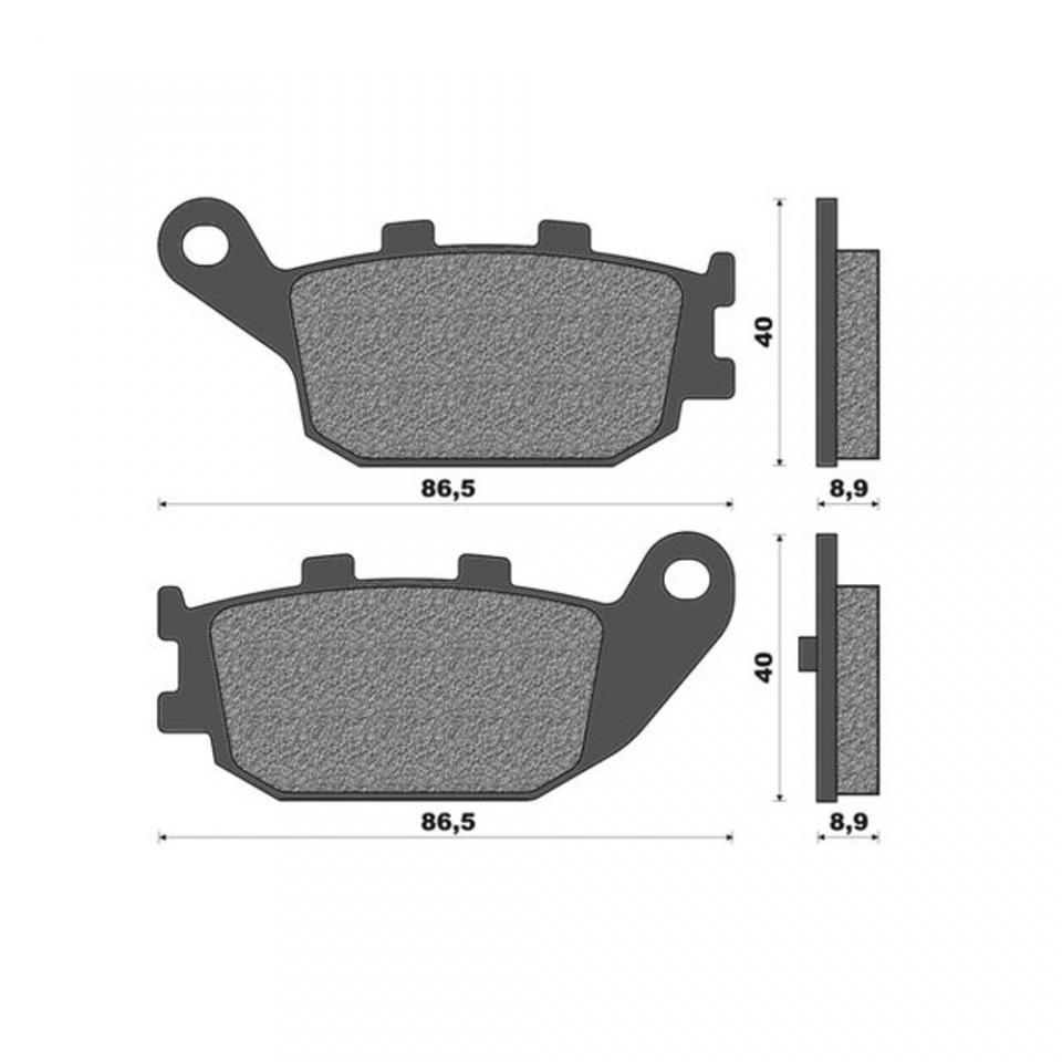 Kit disque frein arrière One pour scooter Honda 125 Fes S-Wing Après 2008 Neuf