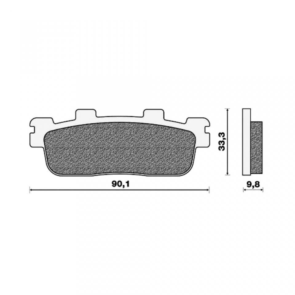 Kit disque frein arrière One pour scooter Kymco 300 Downtown I 2009 à 2011 Neuf