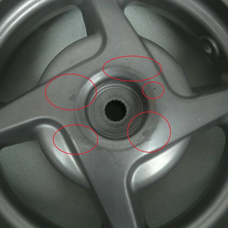 Jante AR pour scooter Yamaha 50 Slider Naked 2003 5JH-F5338 3.00x10 gris